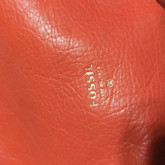 Orange fossil crossbody purse - Picture 2 of 7